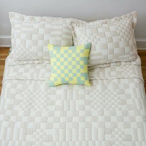 Dusen Dusen Check Coverlet (Full/Queen Set)